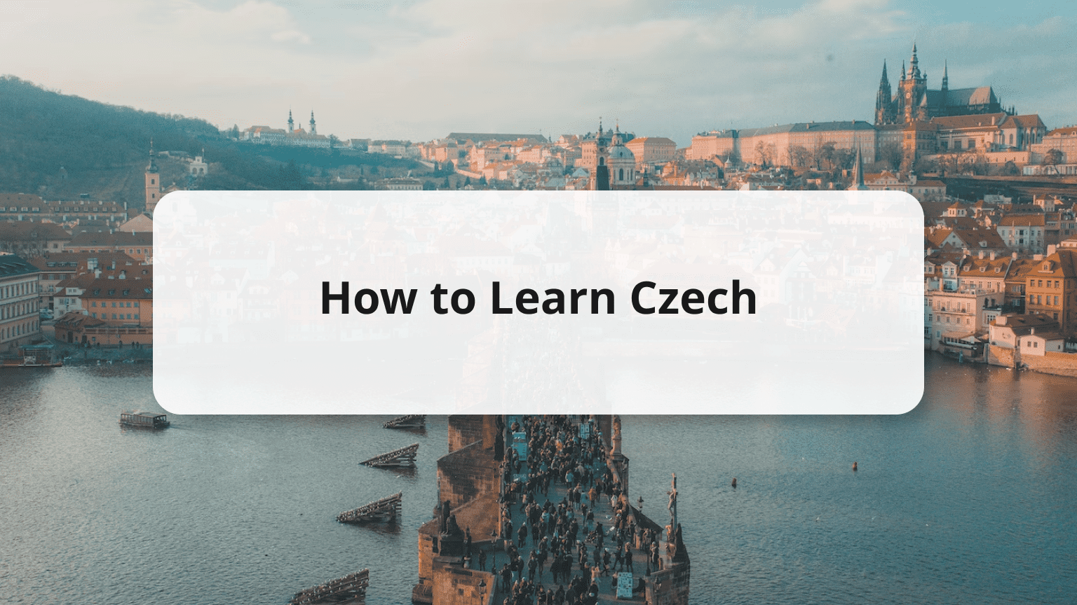 how to learn czech